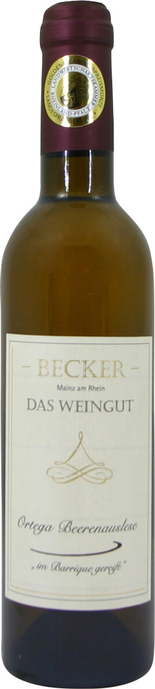 Becker das Weingut 2014 Ortega Beerenauslese im Barrique gereift edelsüß 0,375 L