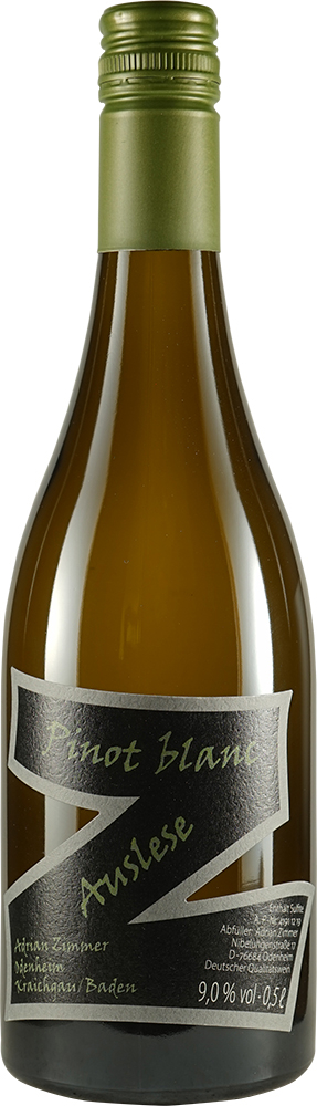 Adrian Zimmer 2018 Pinot Blanc Auslese edelsüß 0,5 L