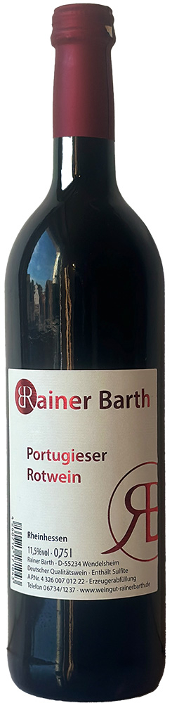 Rainer Barth 2021 Portugieserrebe Rotwein feinherb