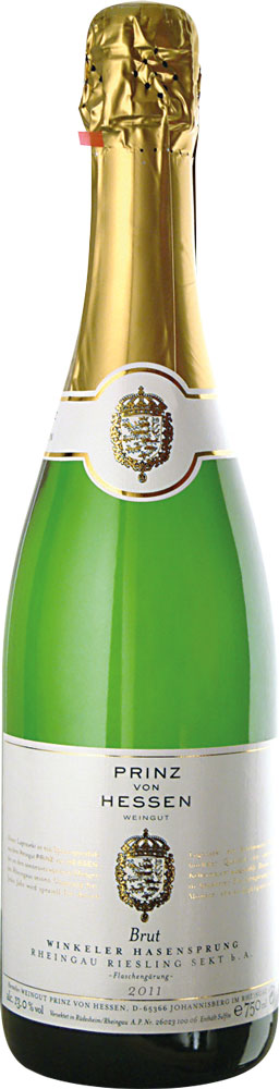 2011 Winkeler Hasensprung Riesling-Sekt brut // Weingut Prinz von Hessen