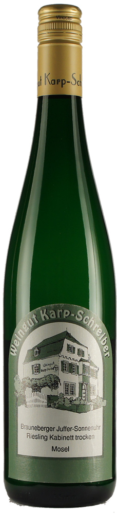2014 Brauneberger Juffer Riesling Kabinett trocken - Weingut Karp-Schreiber
