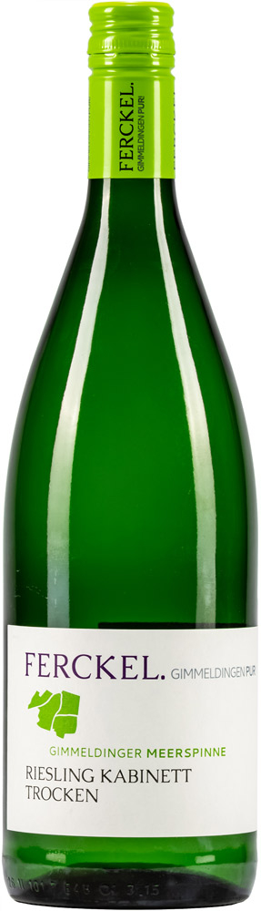 Erich Ferckel 2021 GIMMELDINGER MEERSPINNE Riesling Kabinett trocken 1,0 L