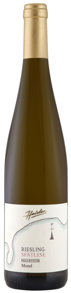 2015 Lieserer Schlossberg Riesling Spätlese fruchtsüss lieblich - Weingut Heiden