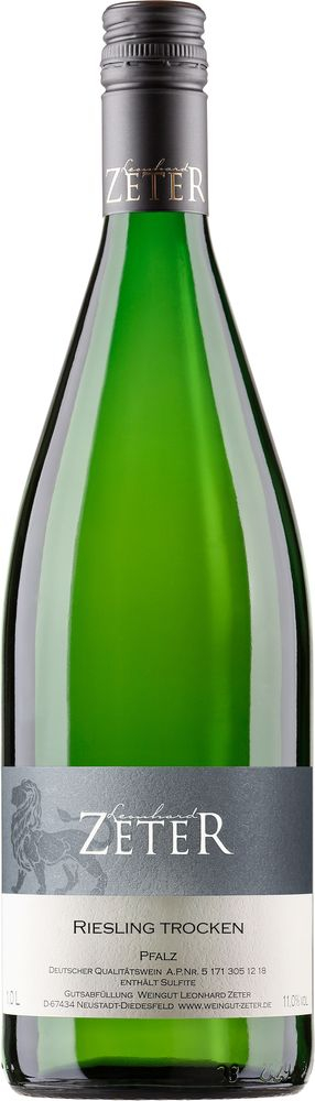 Leonhard Zeter 2022 Riesling trocken 1,0 L