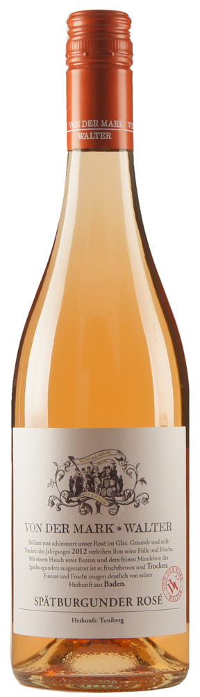 2019 Spätburgunder Rose trocken - Weingut Von der Mark Walter
