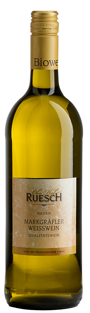 Öko-Hof Ruesch 2021 Markgräfler Weißwein Cuvée feinherb 1,0 L