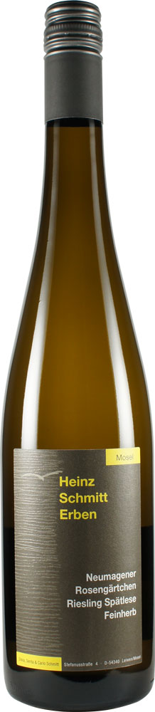 Heinz Schmitt Erben 2015 Neumager Rosengärtchen Riesling Spätlese feinherb