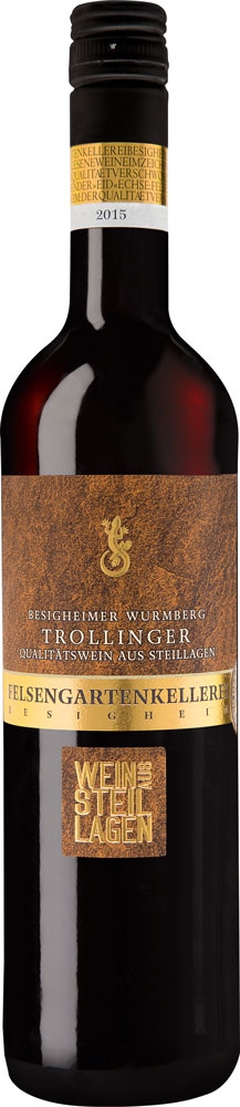 2015 Besigheimer Wurmberg Trollinger halbtrocken (aus Steillagen) - Felsengartenkellerei Besigheim