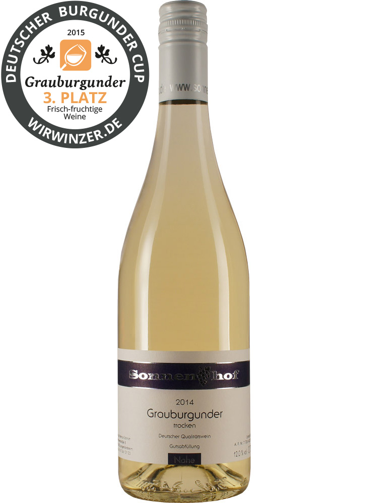 2014 Grauburgunder trocken - Weingut Sonnenhof