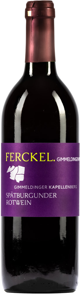 Erich Ferckel 2020 GIMMELDINGER Spätburgunder feinherb