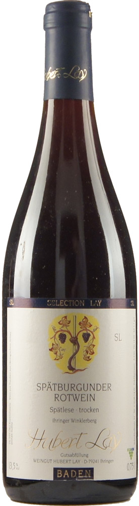 2016 Spätburgunder Rotwein Spätlese SL trocken Bio - BIO Weingut Lay