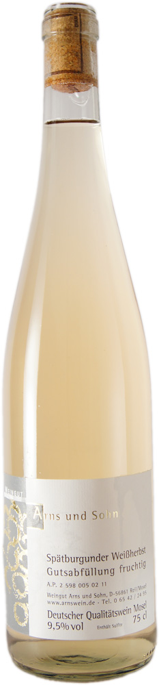 2010 Spätburgunder Weißherbst Lieblich - Weingut Arns u. Sohn