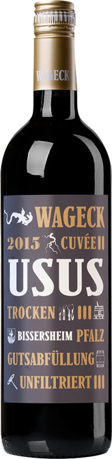 2015 Usus Rotweincuvée Trocken - Weingut Wageck