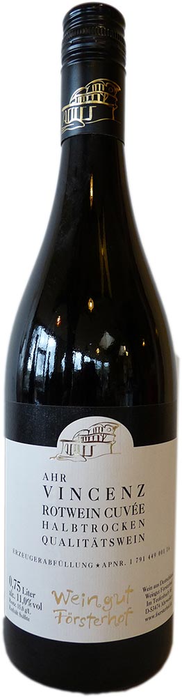 Försterhof 2018 AHR Cuvée Vincenz halbtrocken