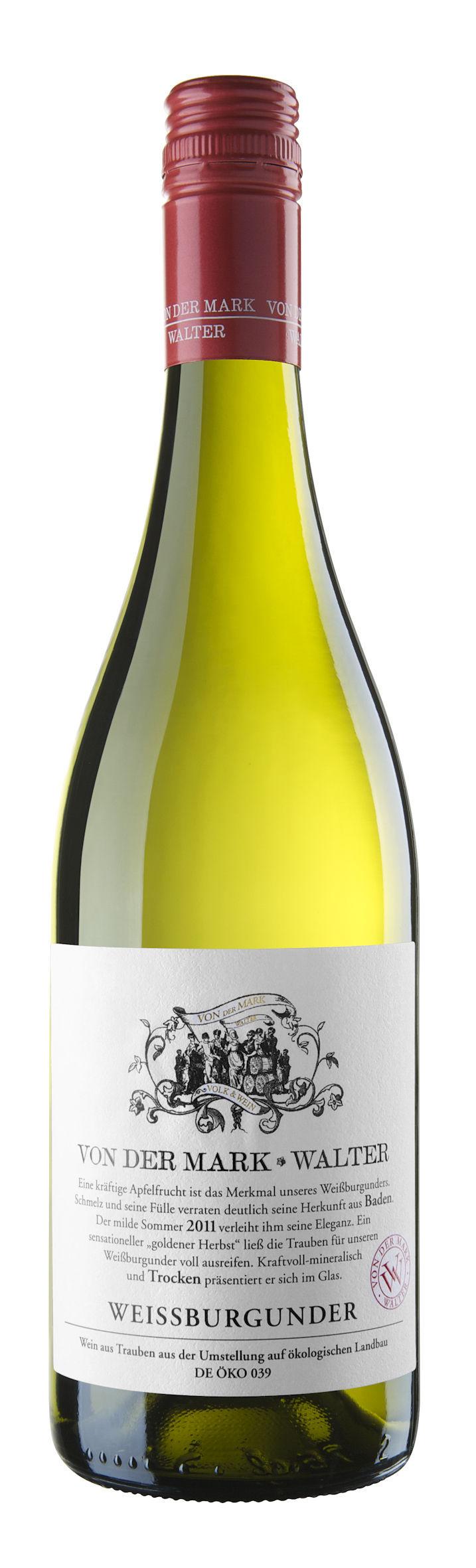 2011 Weissburgunder trocken - Weingut Von der Mark Walter