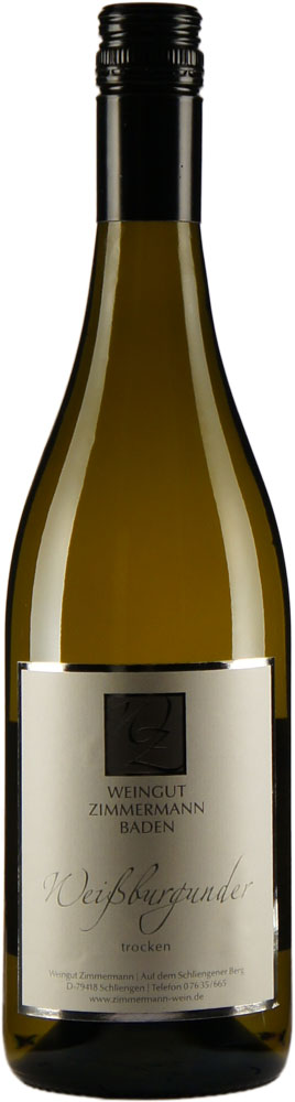 2012 Schliengener Sonnenstück Weißer Burgunder QbA Trocken - Weingut Zimmermann