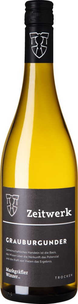 2019 Zeitwerk Grauburgunder Trocken - Markgräfler Winzer