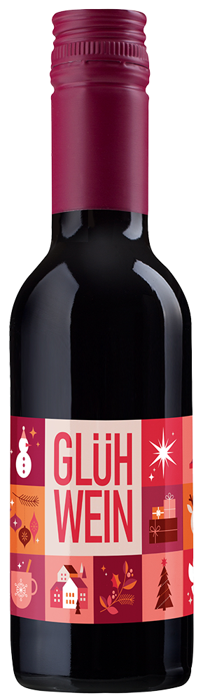 Glühwein aus Rotwein --- Mini-Geschenkflasche 0,25 L