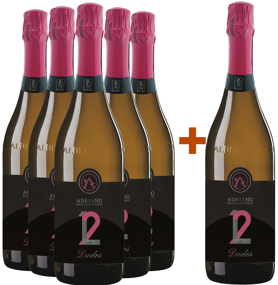 5+1 Paket Dudes Spumante Rosato