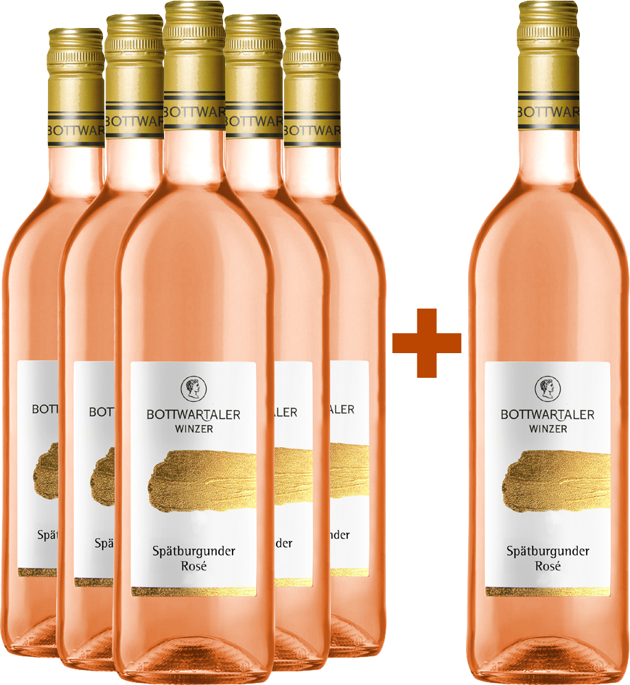 5+1 Paket Gold Spätburgunder Rosé halbtrocken