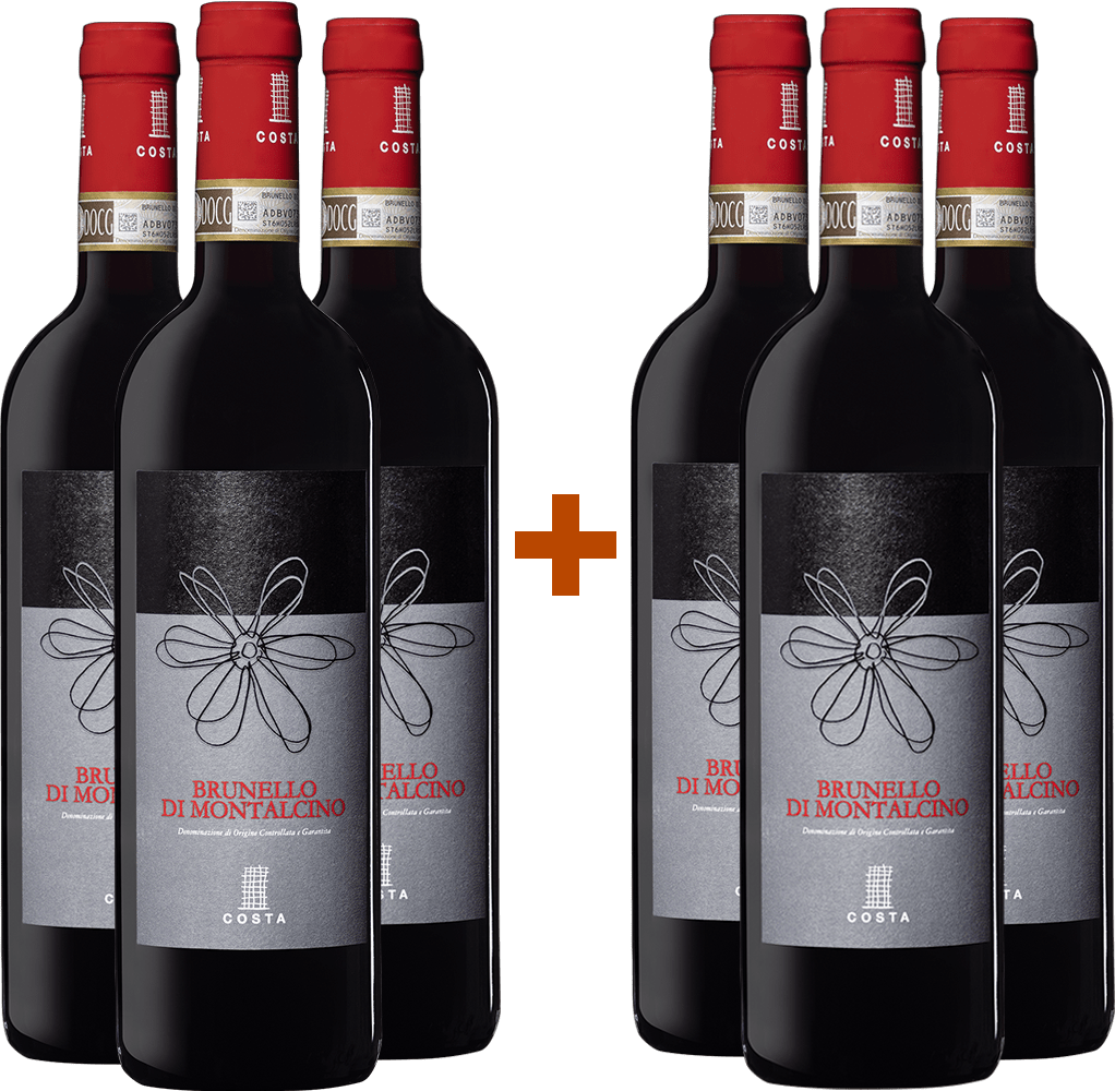 3+3 Paket Brunello di Montalcino DOCG