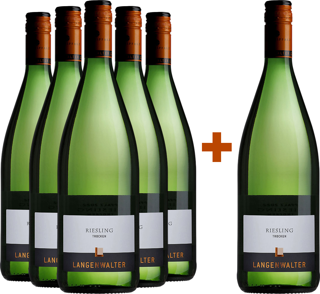 5+1 Paket Riesling 1,0 L