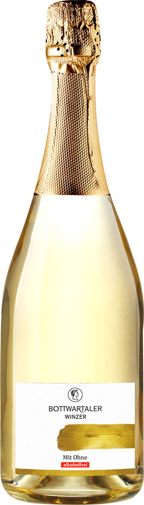 Schäumendes Getränk aus alkoholfreiem Wein