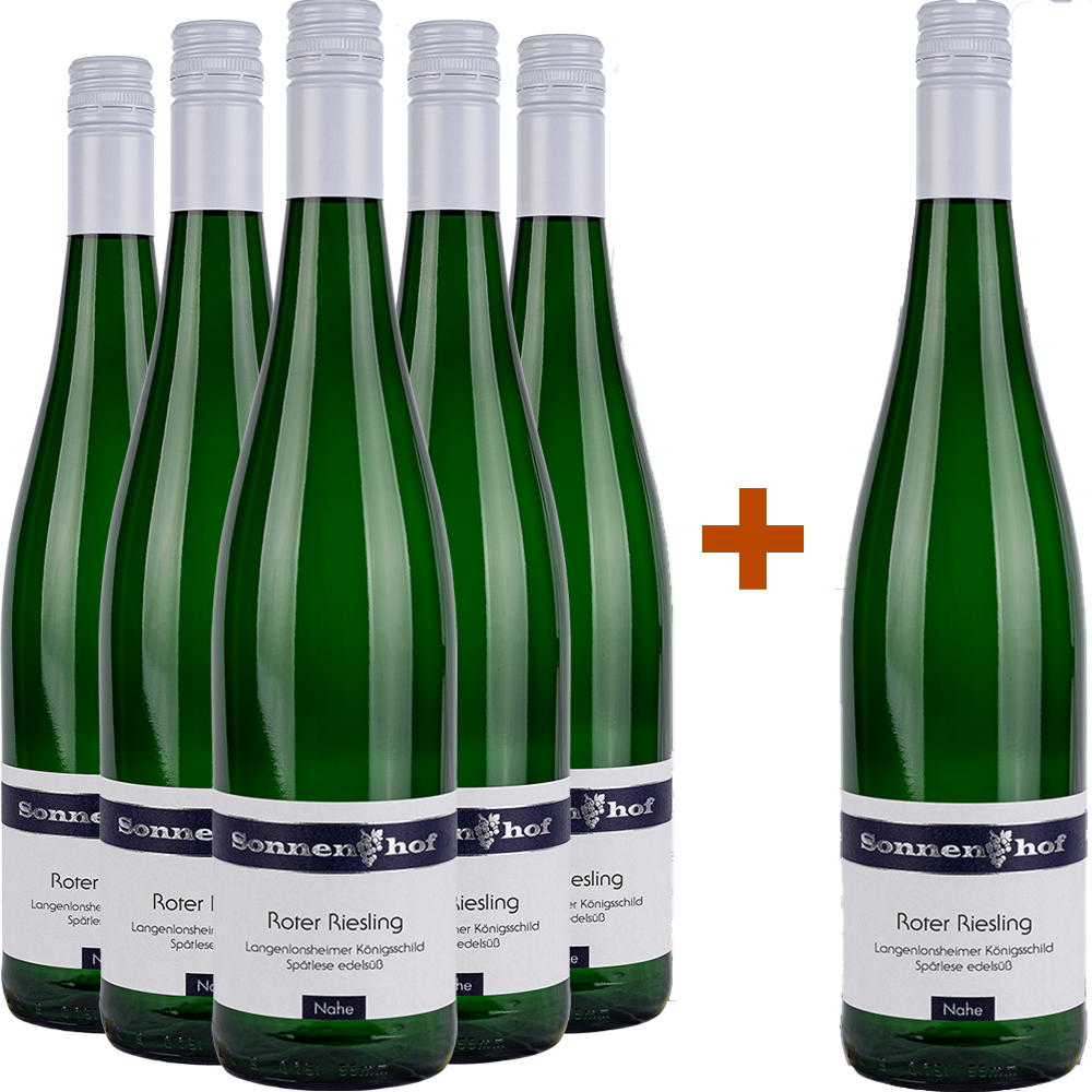 5+1 Paket 2025 Roter Riesling Auslese edelsüß