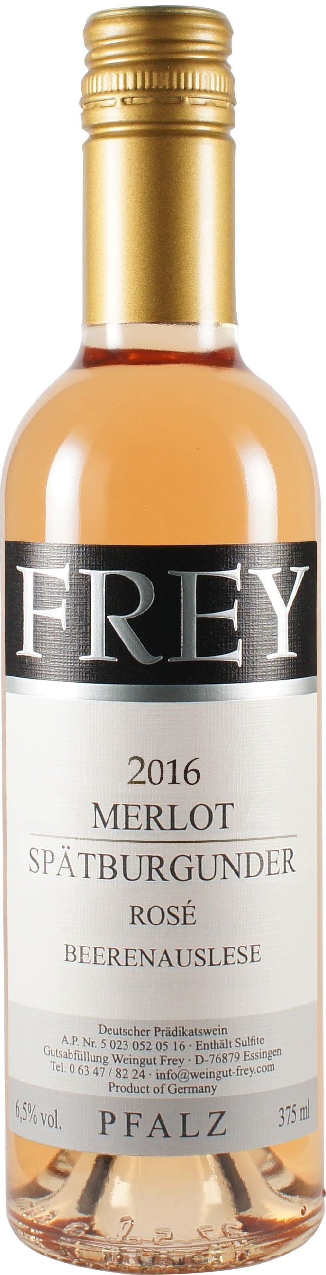2016 Merlot / Spätburgunder Beerenauslese Rosé 0,375 L
