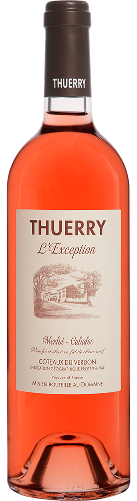 2025 L’Exception Rosé Coteaux du Verdon IGP BIO