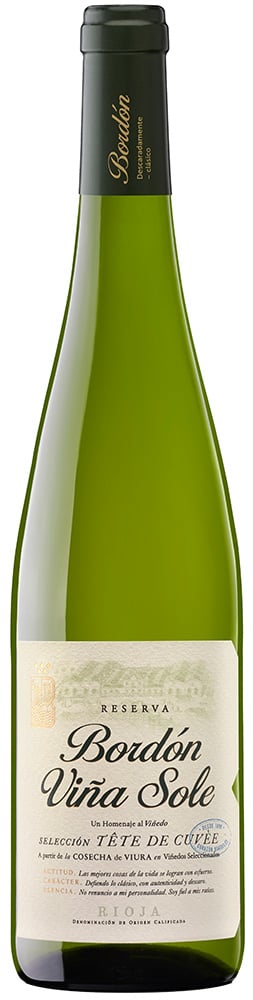 2018 Bordón Viña Sole Tête de Cuvée White Gran Reserva