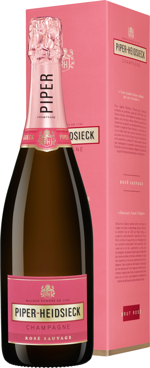 Sauvage Rosé Champagne AOP in Geschenkpackung