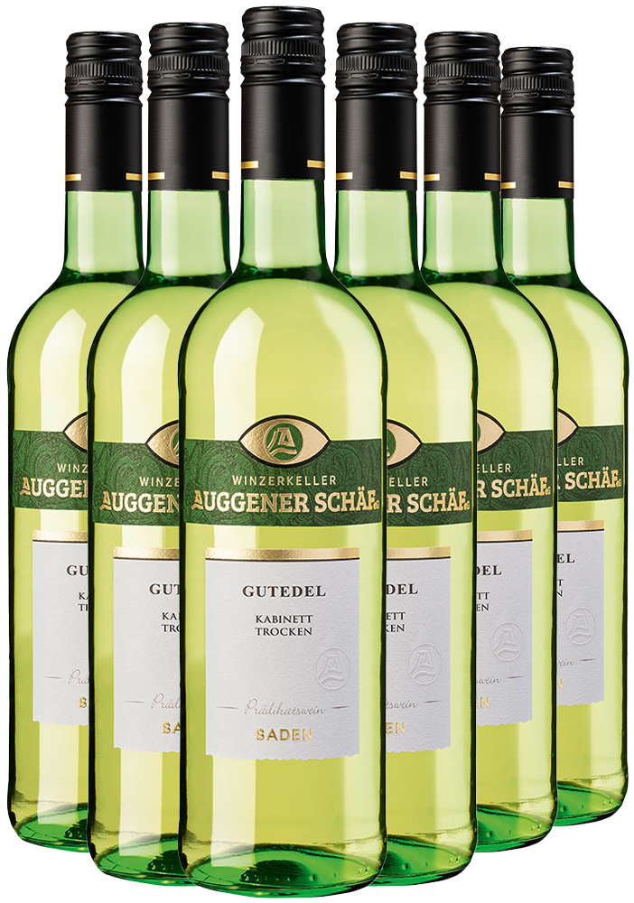 Winzerkeller Auggener Schäf Gutedel Kabinett-Paket trocken