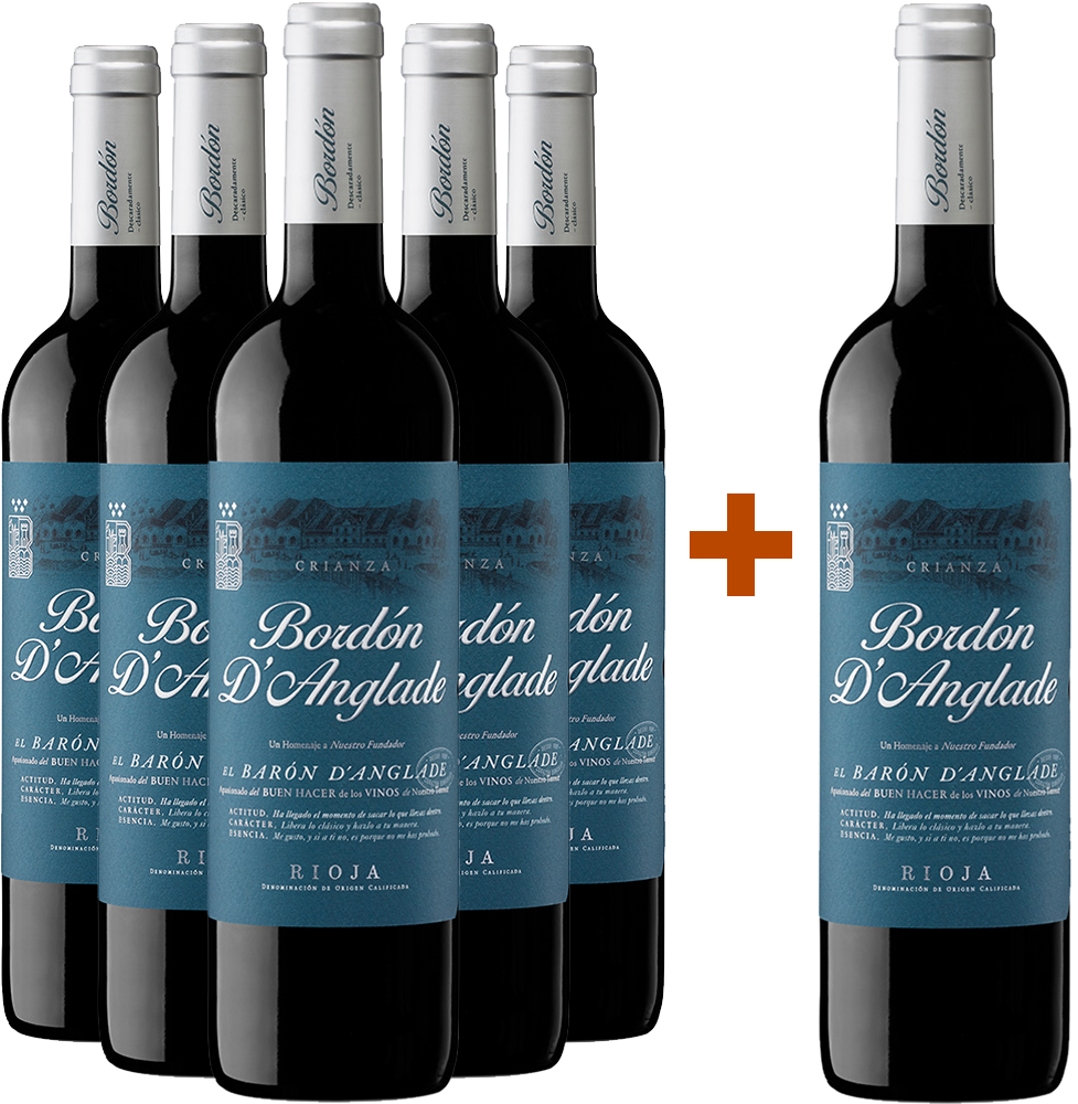 5+1 Paket Bordón d’Anglade Crianza