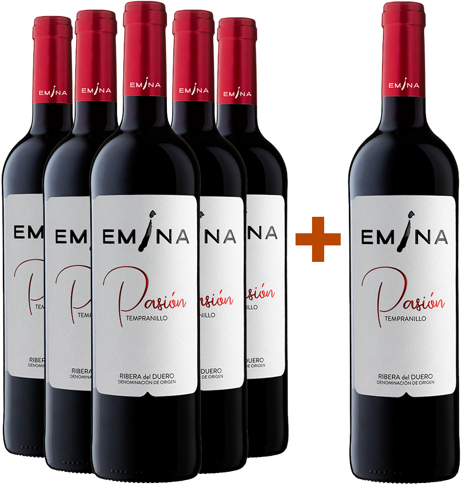 Aktionspaket 5+1 Emina 2022 Pasión Ribera del Duero DO
