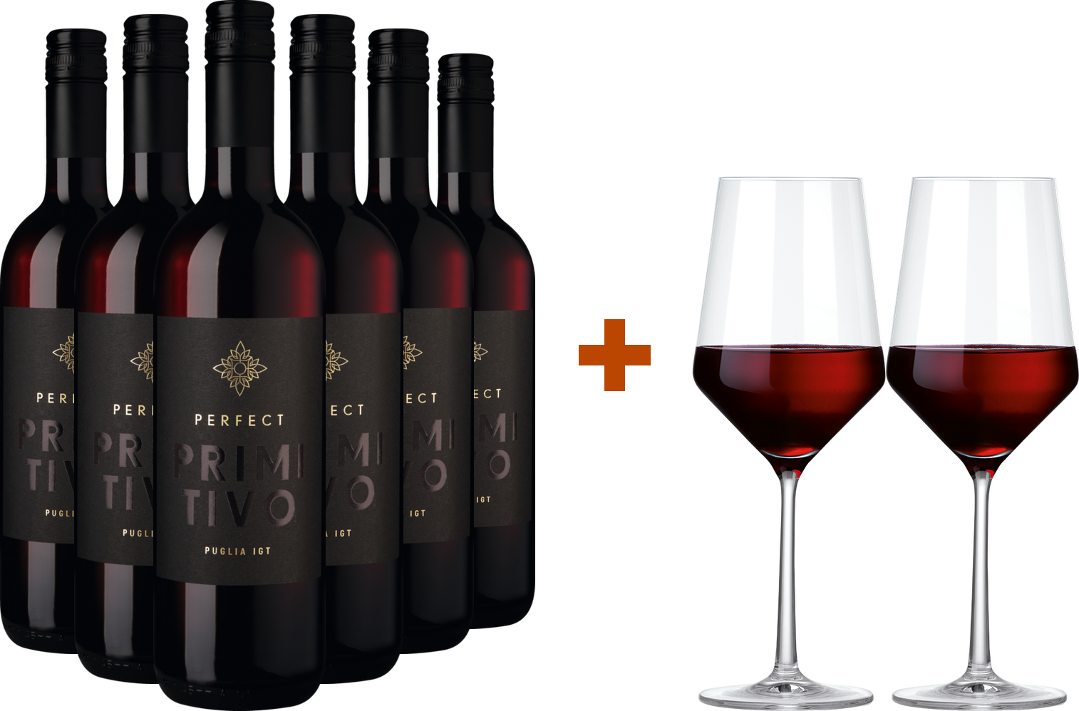 Primitivo-Paket mit gratis Gläser