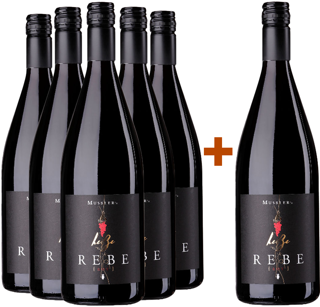 5+1 Paket Glühwein rot "Heiße Rebe"
