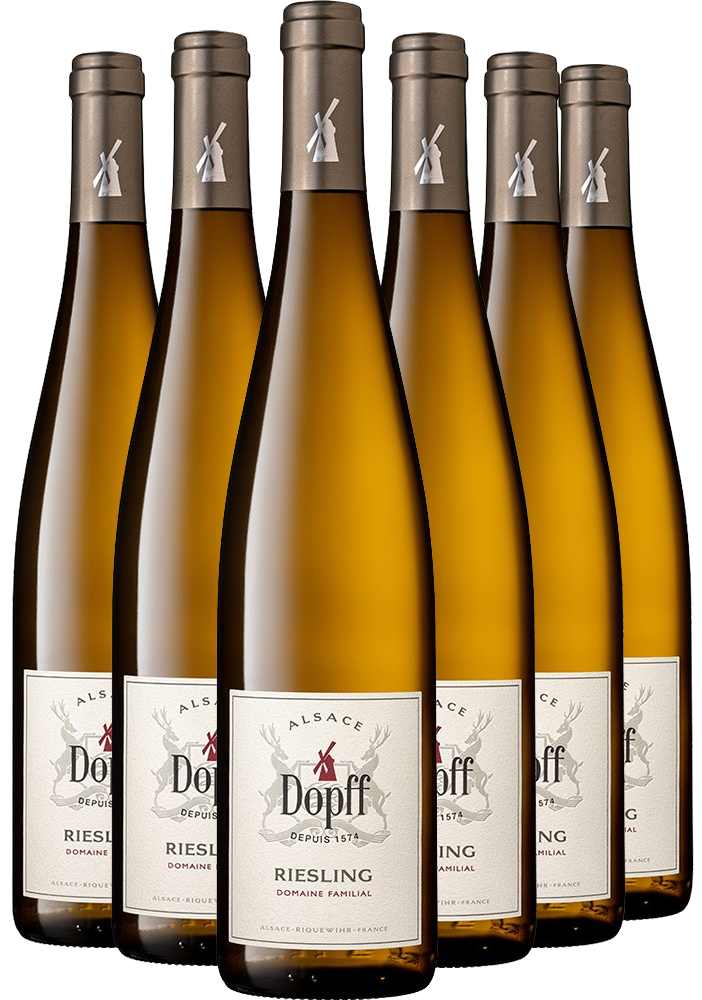 Rabattiertes Paket Riesling "Domaine Familial" Alsace AOP