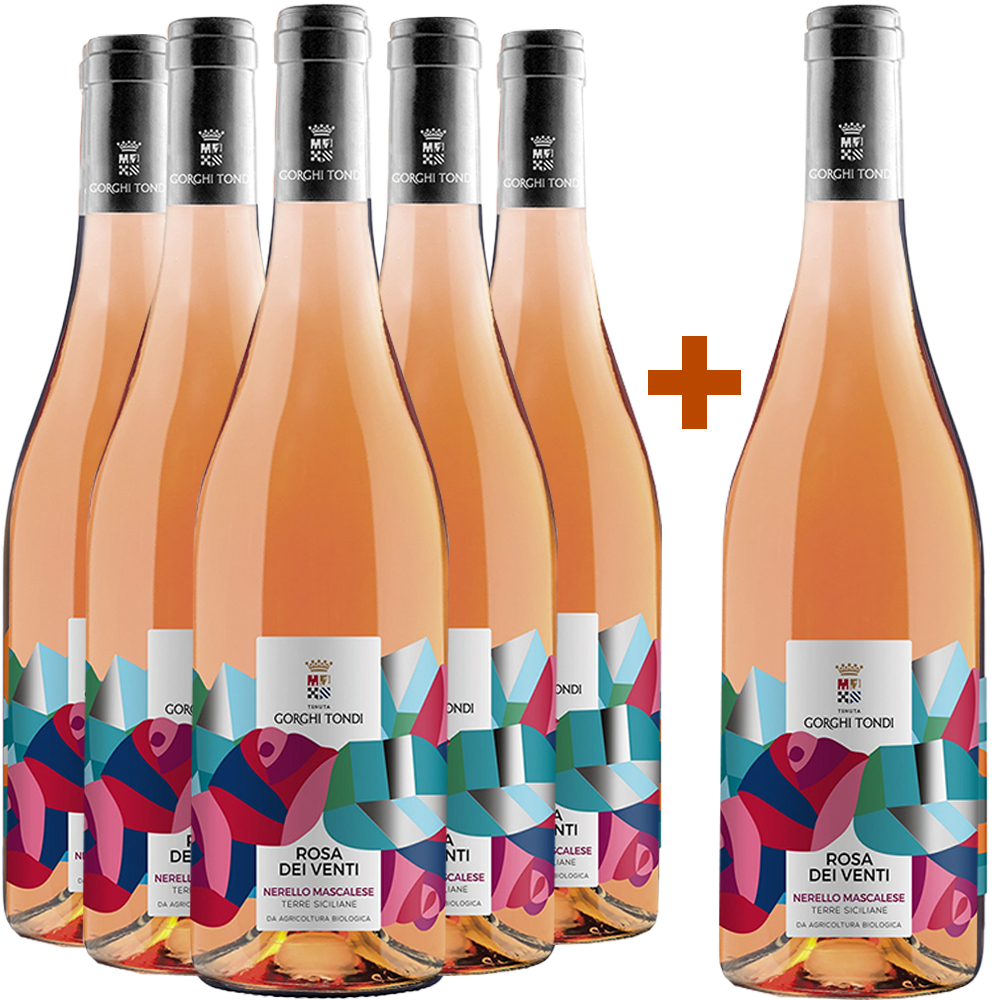 5+1 Paket Rosa dei Venti Nerello Mascalese Terre Siciliane IGP BIO