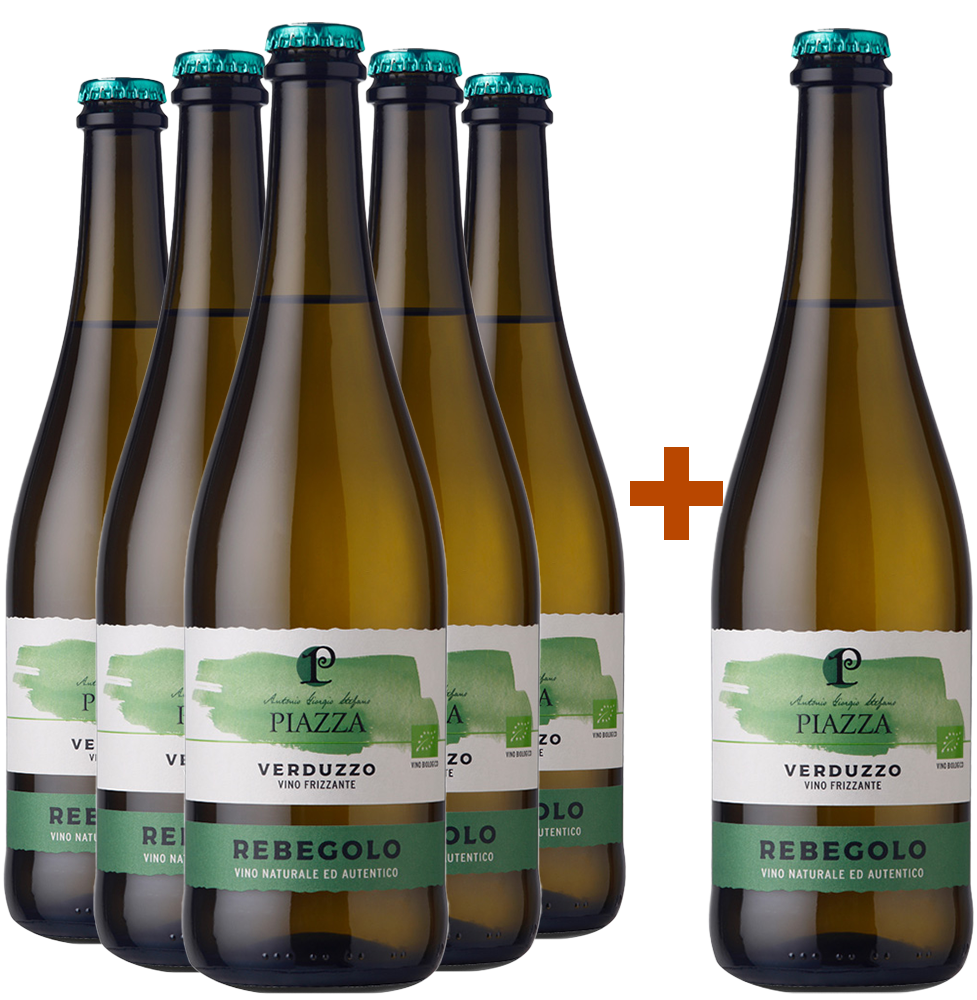 5+1 Verduzzo frizzante Veneto IGP col fondo BIO
