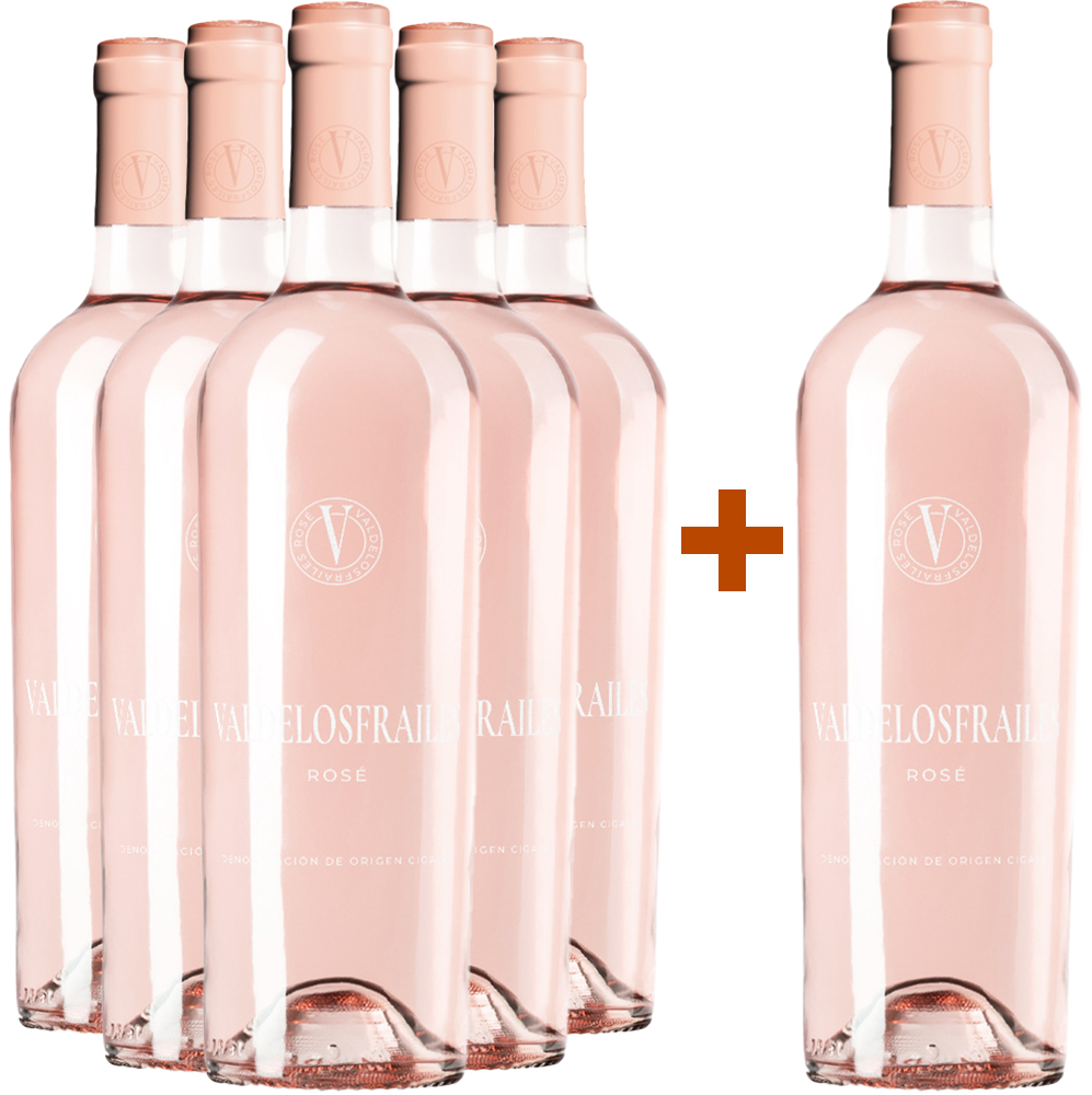 Aktionspaket 5+1 Valdelosfrailes Rosé 2023 Cigales DO