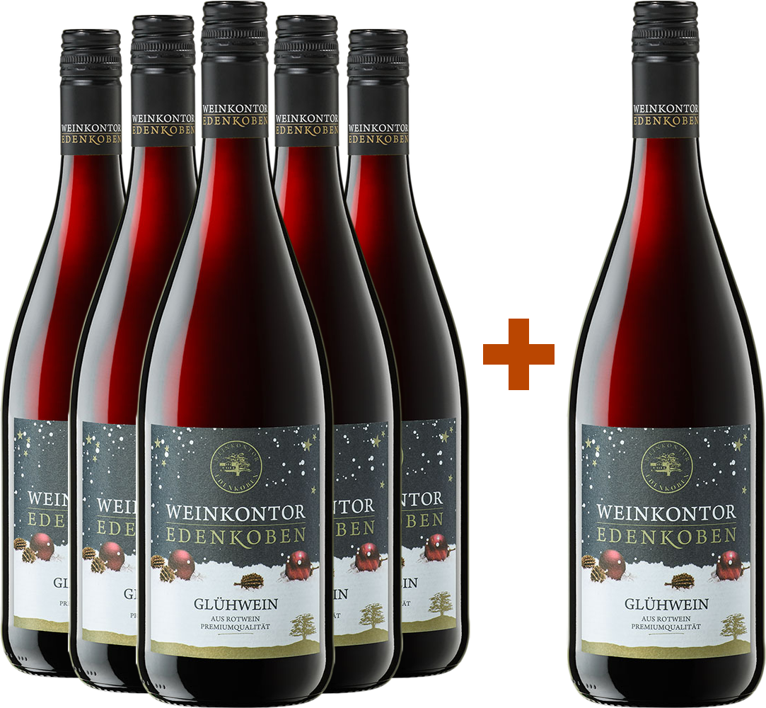 5+1 Paket Glühwein rot 1,0 L