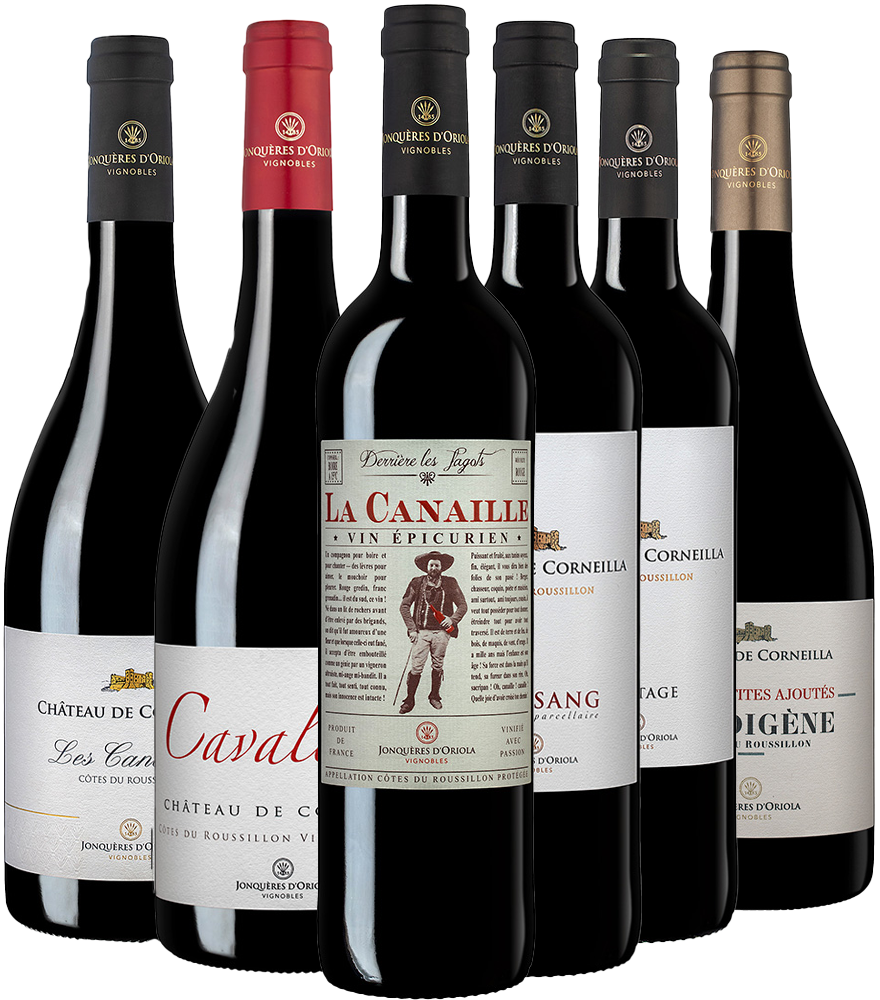 Rotweinpaket Jonquères d'Oriola Vignobles