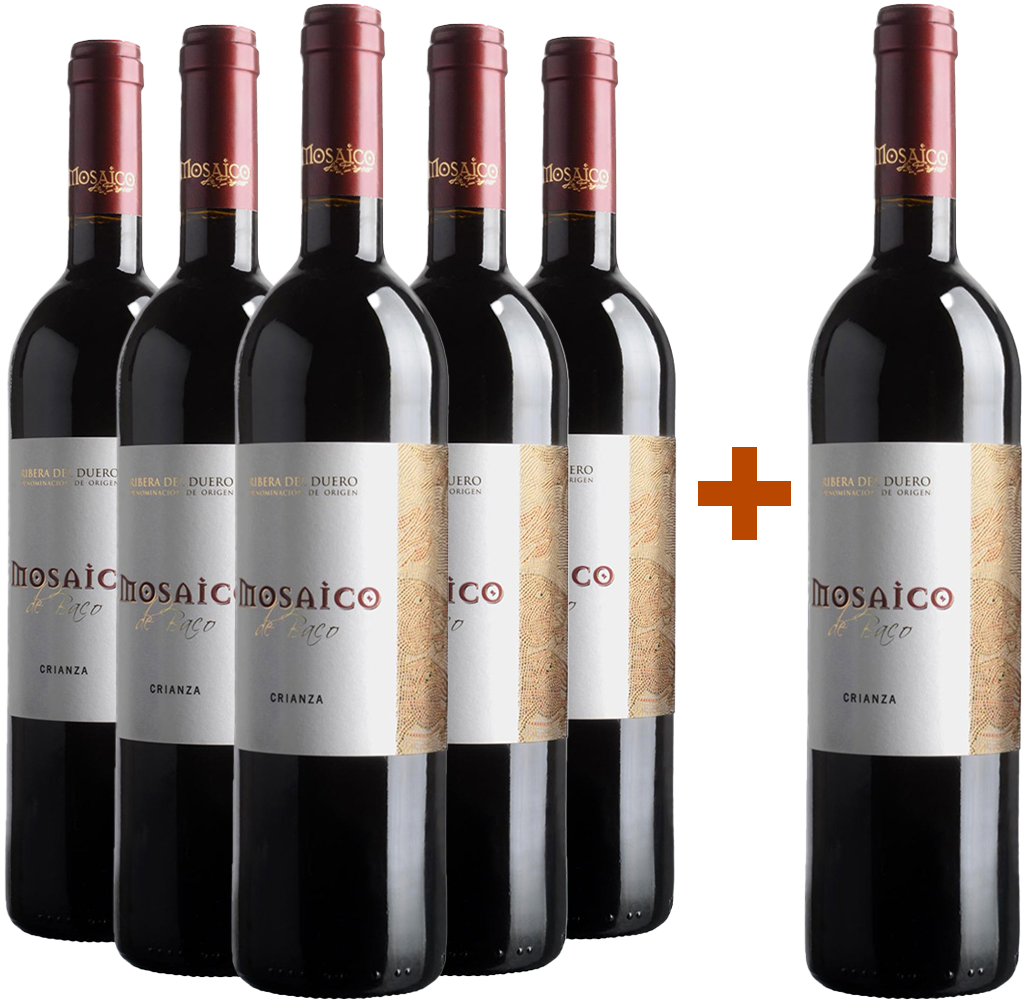 5+1 Paket Crianza El Mosaico de Baco Ribera del Duero DO
