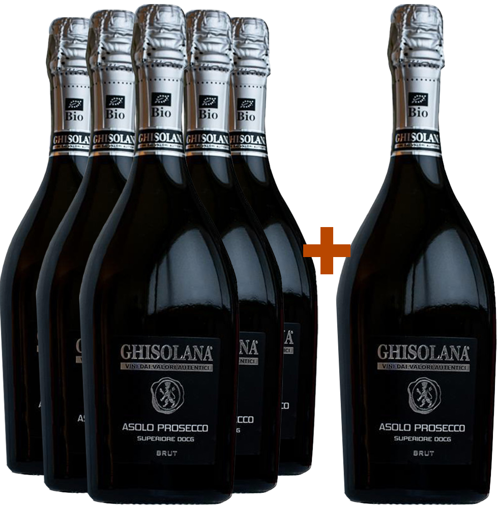 5+1 Paket Asolo Prosecco Superiore DOCG BIO