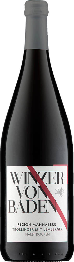 2022 Region Mannaberg Trollinger mit Lemberger 1,0 L