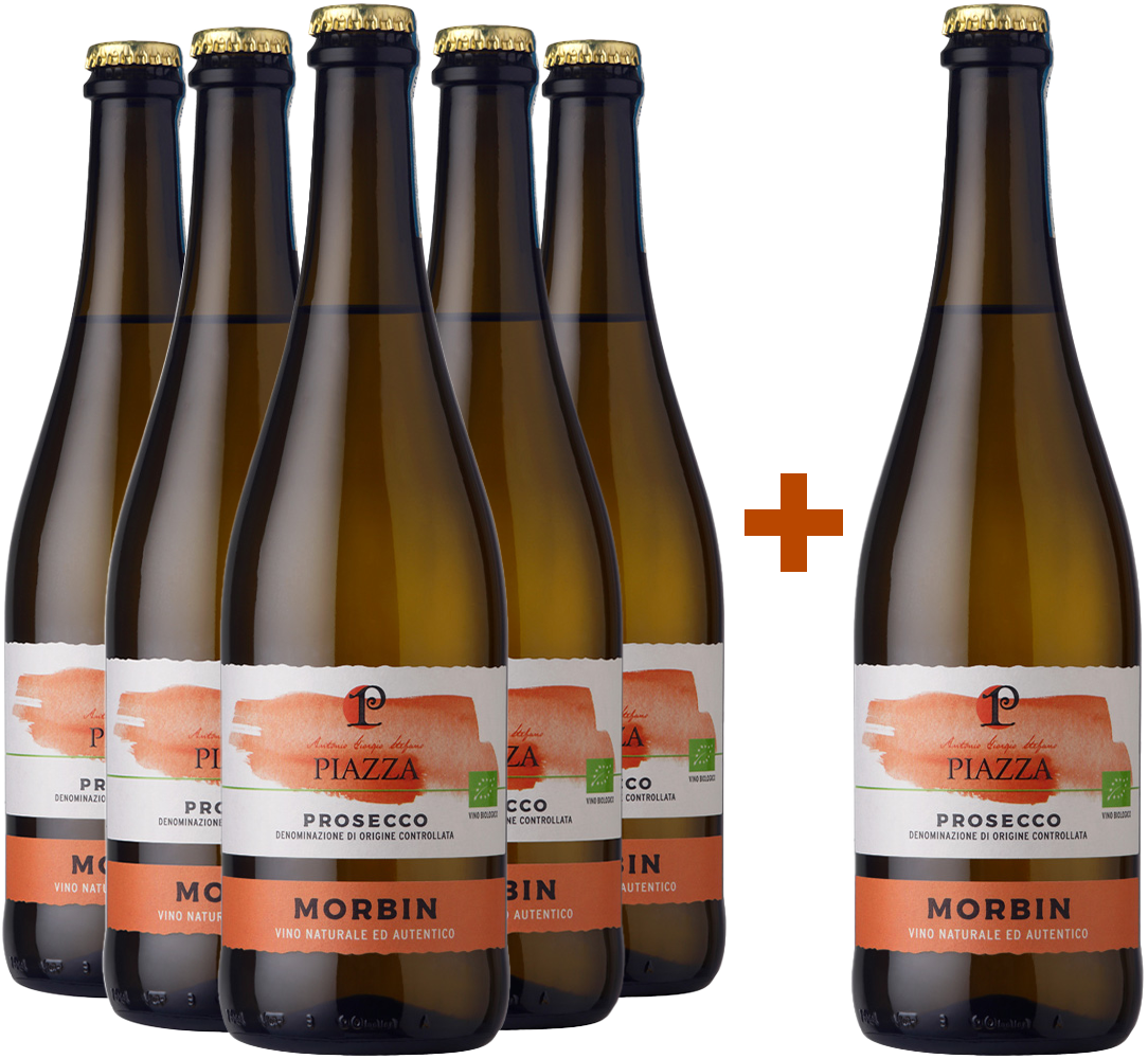 5+1 Frizzante col fondo Prosecco DOC BIO