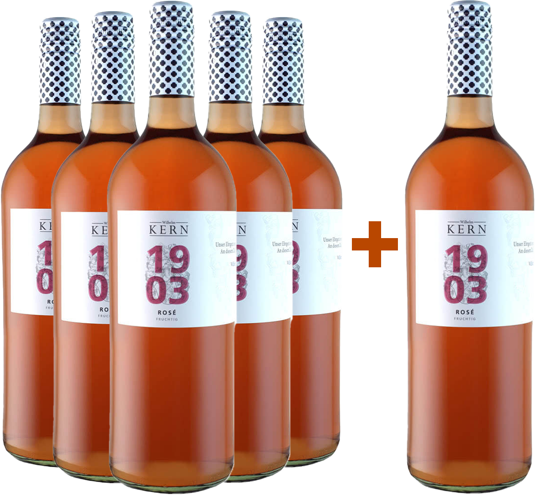 5+1 Paket "1903" Rosé 1,0L