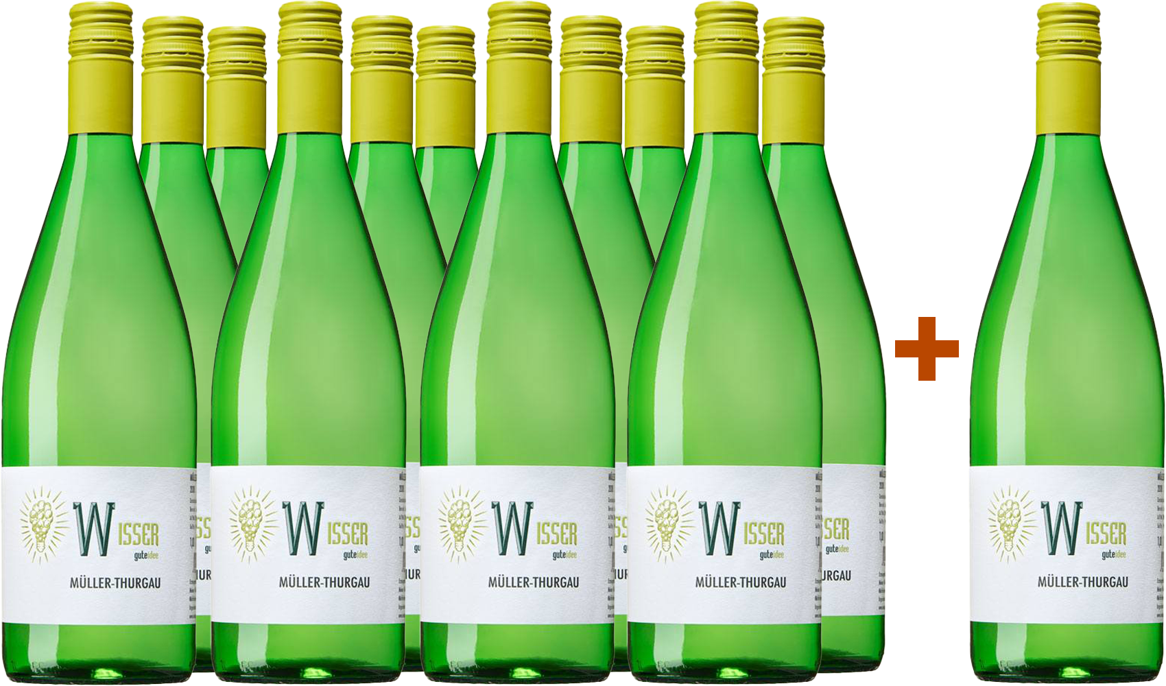 11+1 Paket Müller-Thurgau feinherb 1,0L