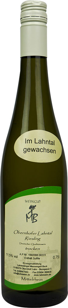 2022 er Obernhofer Lahntal Riesling